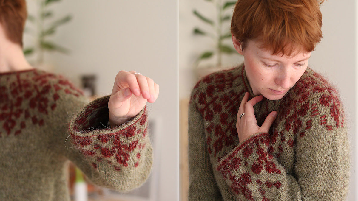 Knitting pattern Florarium sweater by Teti Lutsak