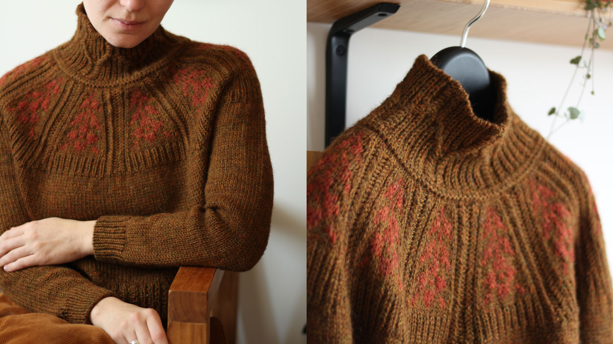 Knitting pattern Grass whispers pullover by Teti Lutsak