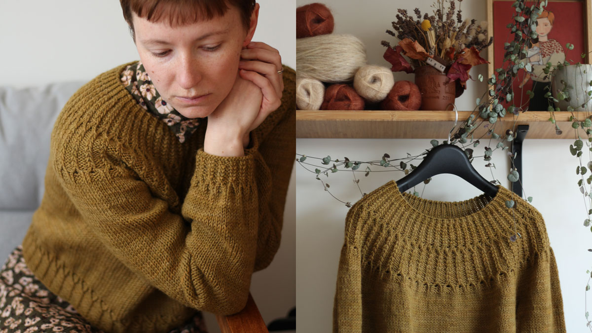 Knitting pattern Javelin pullover by Teti Lutsak