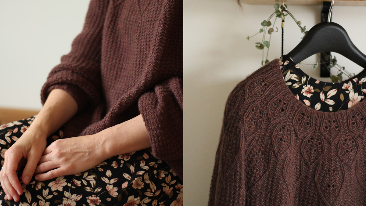 Knitting pattern Mama bear pullover by Teti Lutsak
