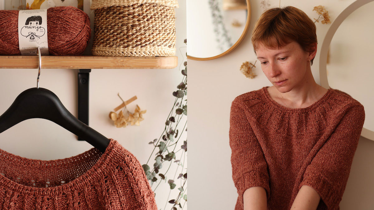 Knitting pattern Mimungo pullover by Teti Lutsak