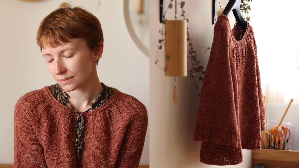 Knitting pattern Mimungo pullover by Teti Lutsak