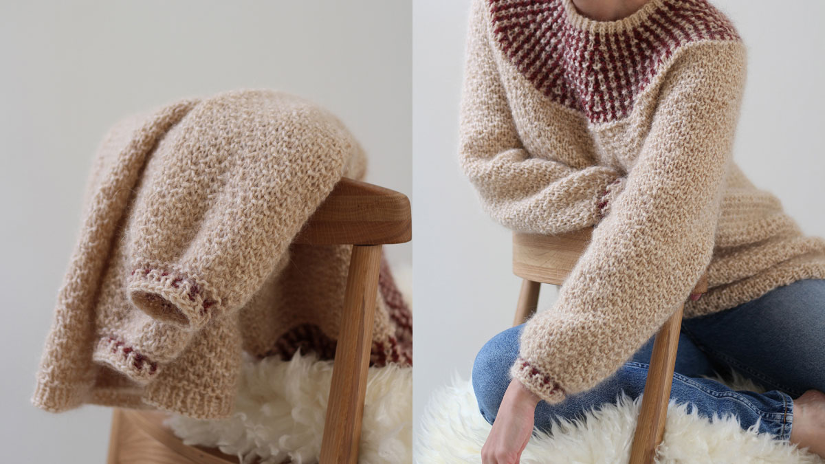 Knitting pattern Sediment sweater by Teti Lutsak