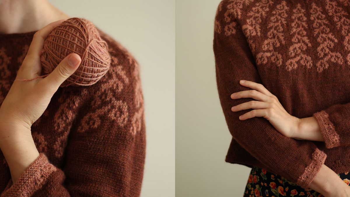 Knitting pattern Silin pullover by Teti Lutsak
