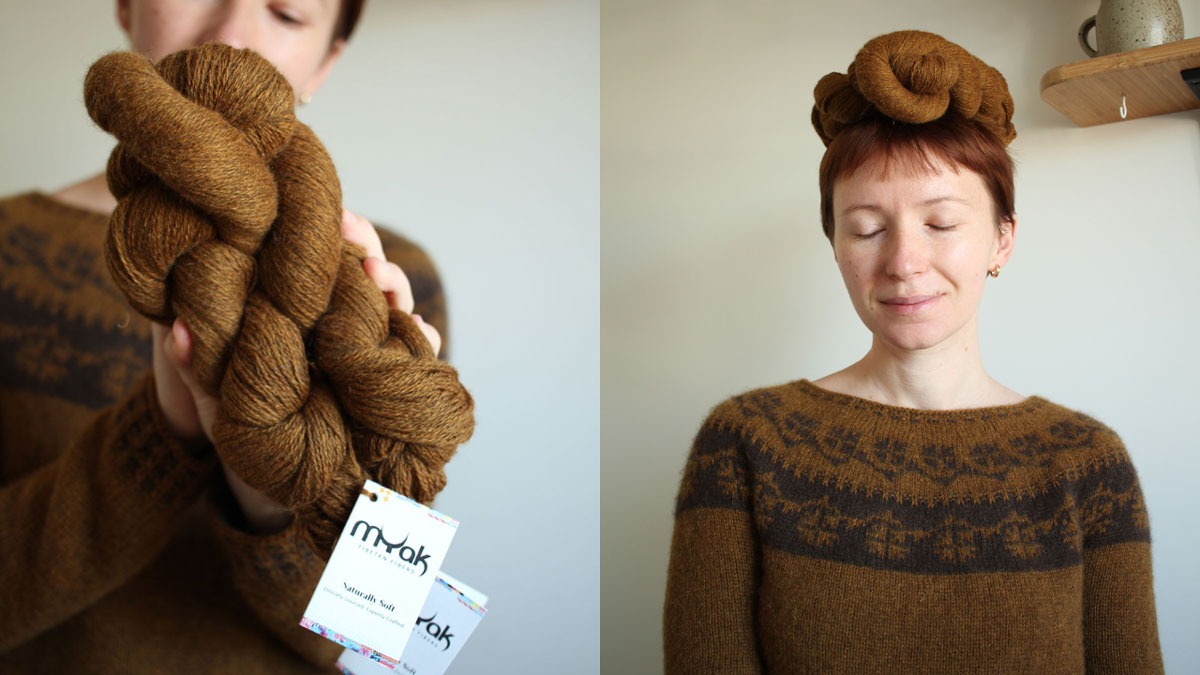Knitting pattern Voloshka pullover by Teti Lutsak
