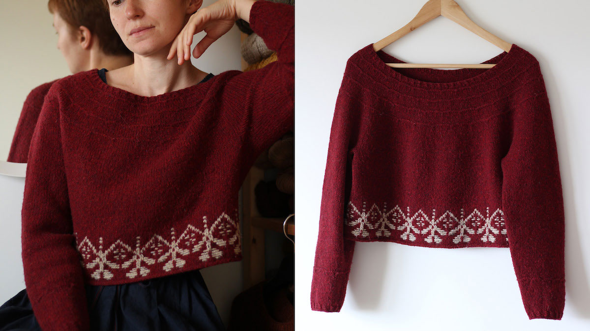 Knitting pattern Carcade pulli by Teti Lutsak