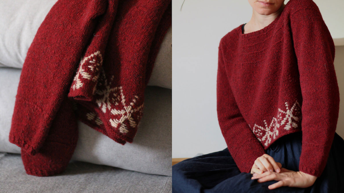 Knitting pattern Carcade pulli by Teti Lutsak
