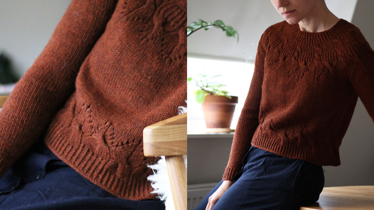 Knitting pattern Cinnamomum pullover by Teti Lutsak