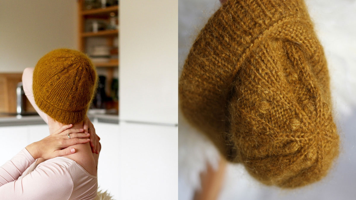 Knitting pattern Dandelion halo beanie by Teti Lutsak