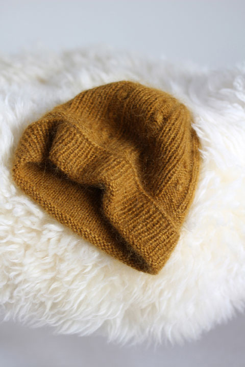 Dandelion halo beanie