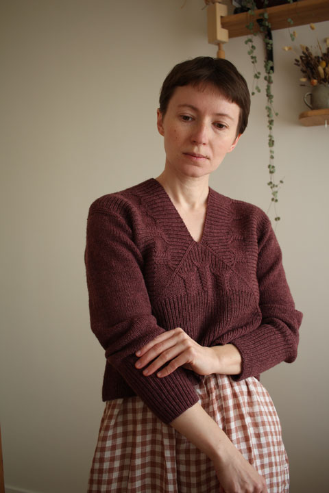 Drevo pullover, Retrosaria Rosa Pomar
