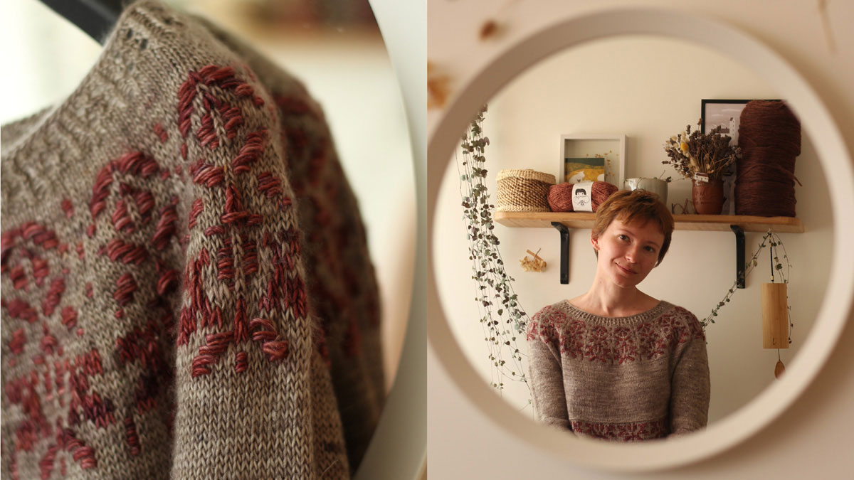 Knitting pattern Fynbos pullover by Teti Lutsak