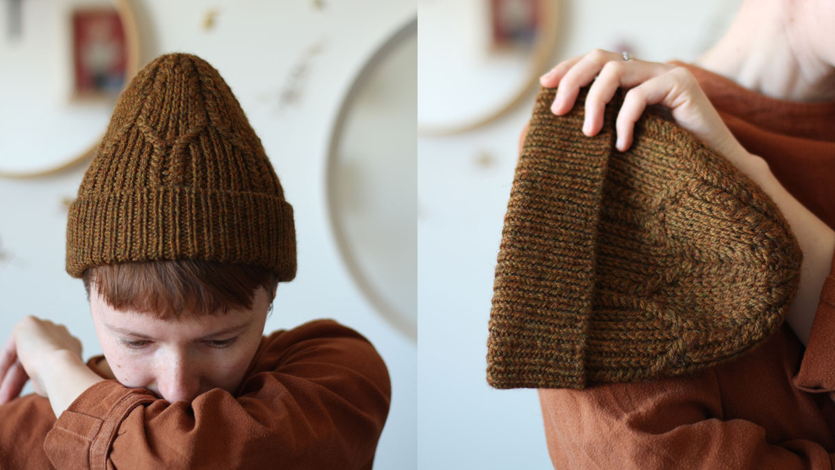 Knitting pattern Grass whispers beanie by Teti Lutsak