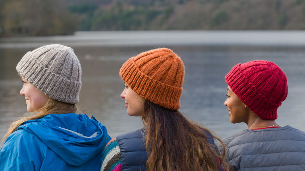 Knitting pattern Jagged Ridge Beanie by Teti Lutsak