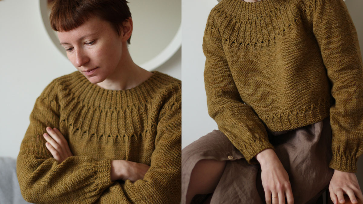 Knitting pattern Javelin pullover by Teti Lutsak