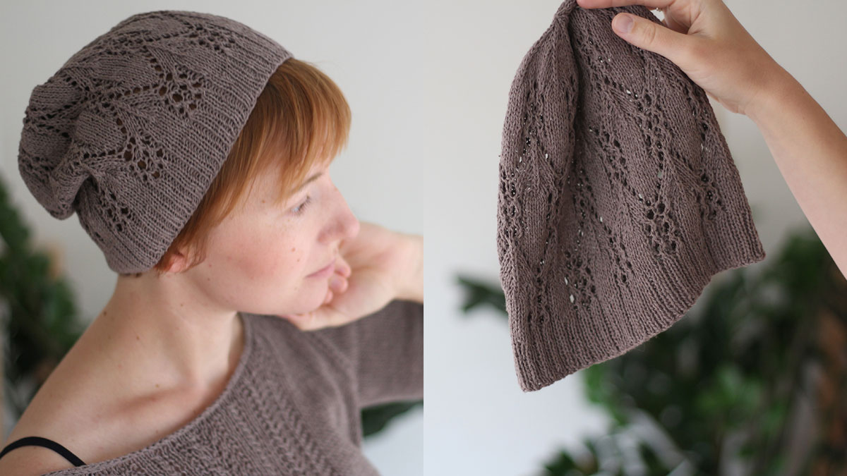 Knitting pattern Kakao beanie by Teti Lutsak