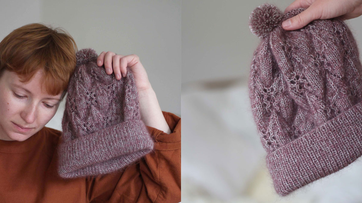 Knitting pattern Kakao beanie by Teti Lutsak