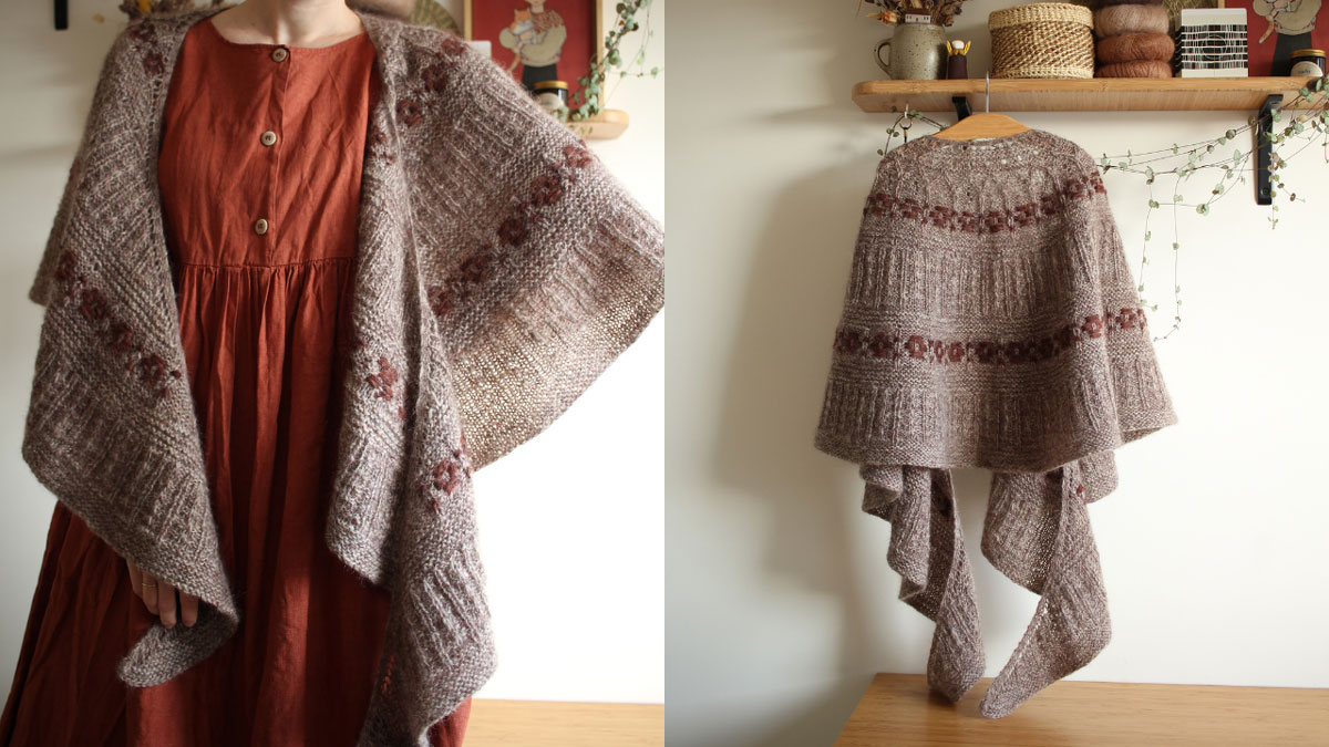 Knitting pattern Laneus shawl by Teti Lutsak