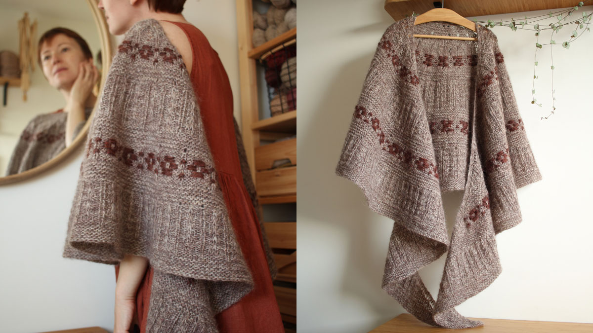 Knitting pattern Laneus shawl by Teti Lutsak