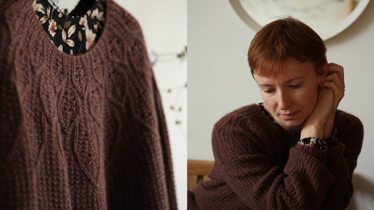 Knitting pattern Mama bear pullover by Teti Lutsak