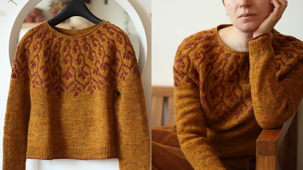 Knitting pattern Nivalis pullover by Teti Lutsak