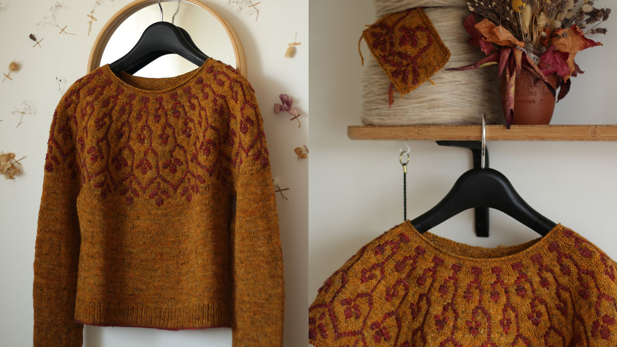 Knitting pattern Nivalis pullover by Teti Lutsak