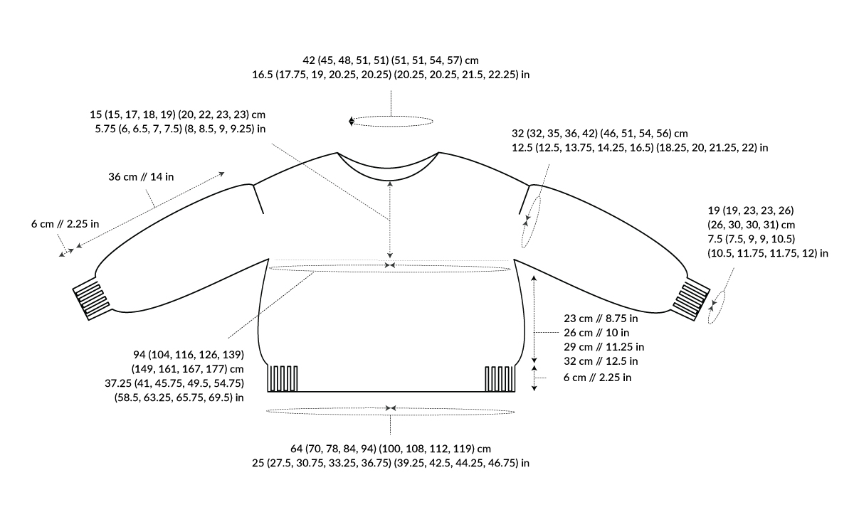 Knitting pattern Ornata blouse by Teti Lutsak