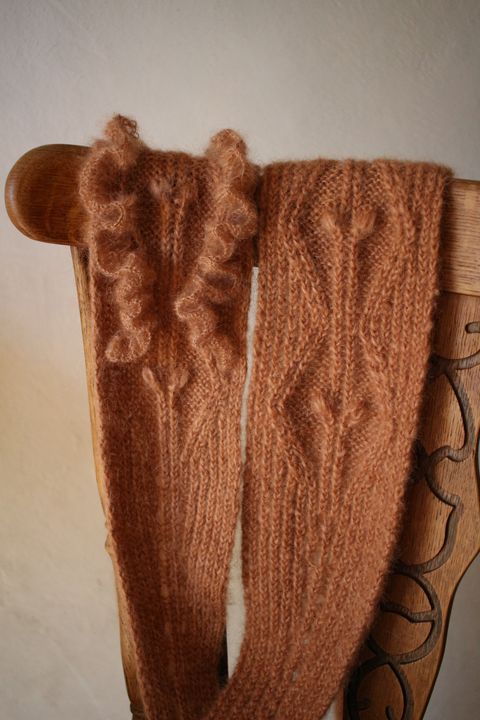 Parnassia shawl, Biches et Bûches