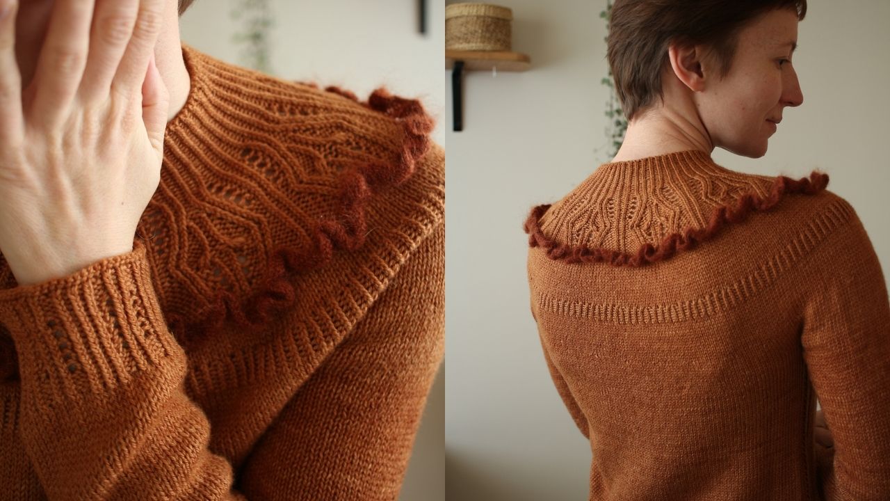 Knitting pattern Parnassia pullover by Teti Lutsak