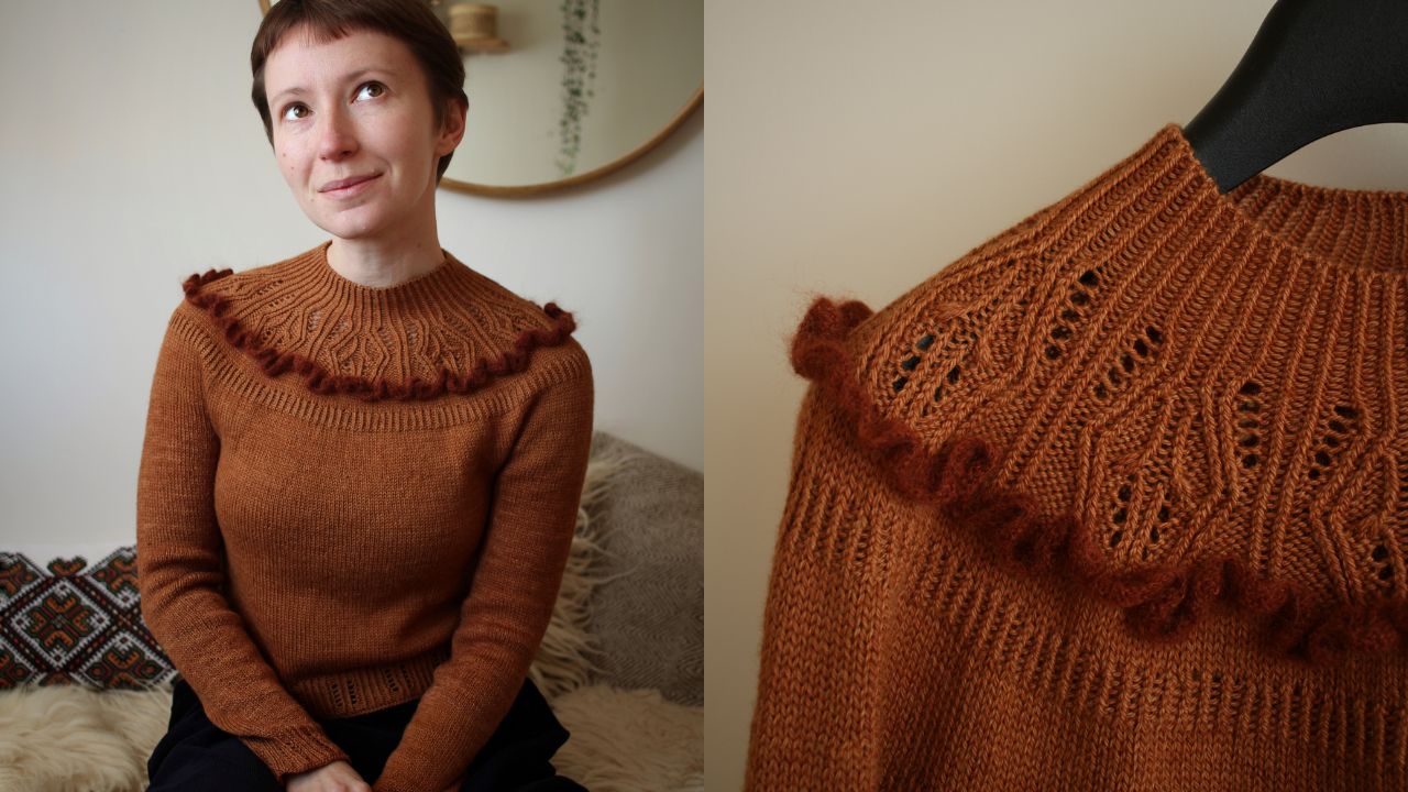 Knitting pattern Parnassia pullover by Teti Lutsak