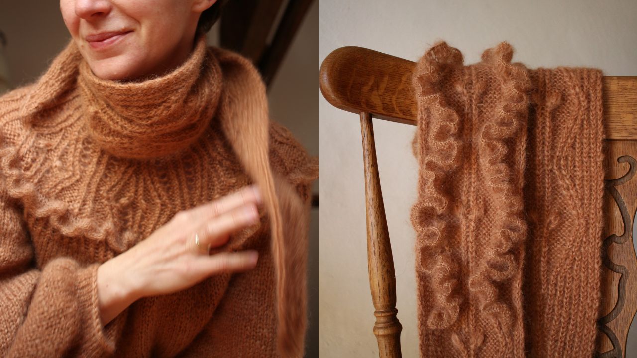 Knitting pattern Parnassia shawl by Teti Lutsak
