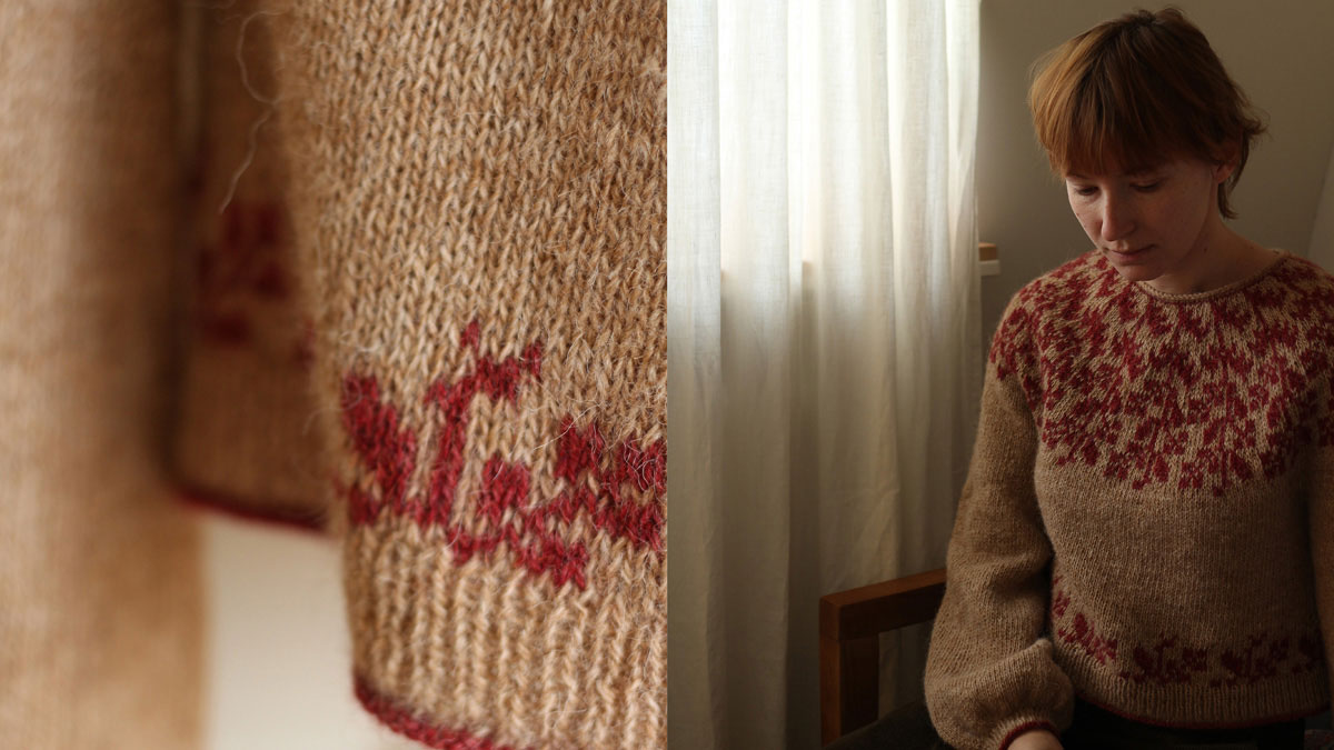 Knitting pattern Between petals pullover by Teti Lutsak