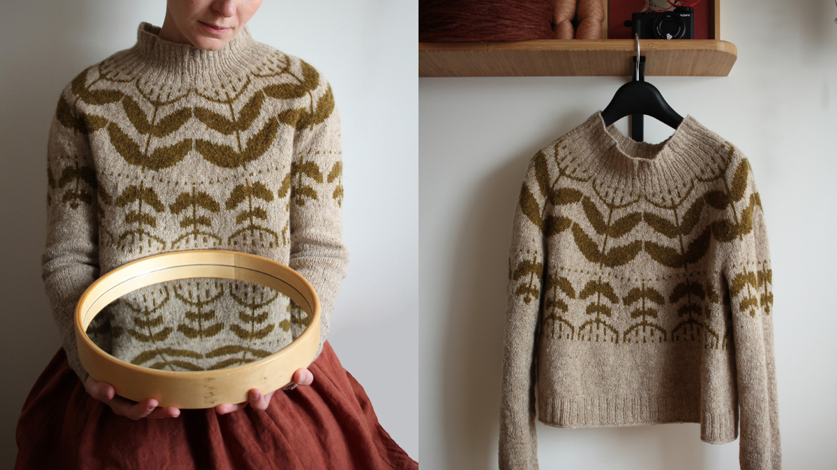 Knitting pattern Polina pullover by Teti Lutsak