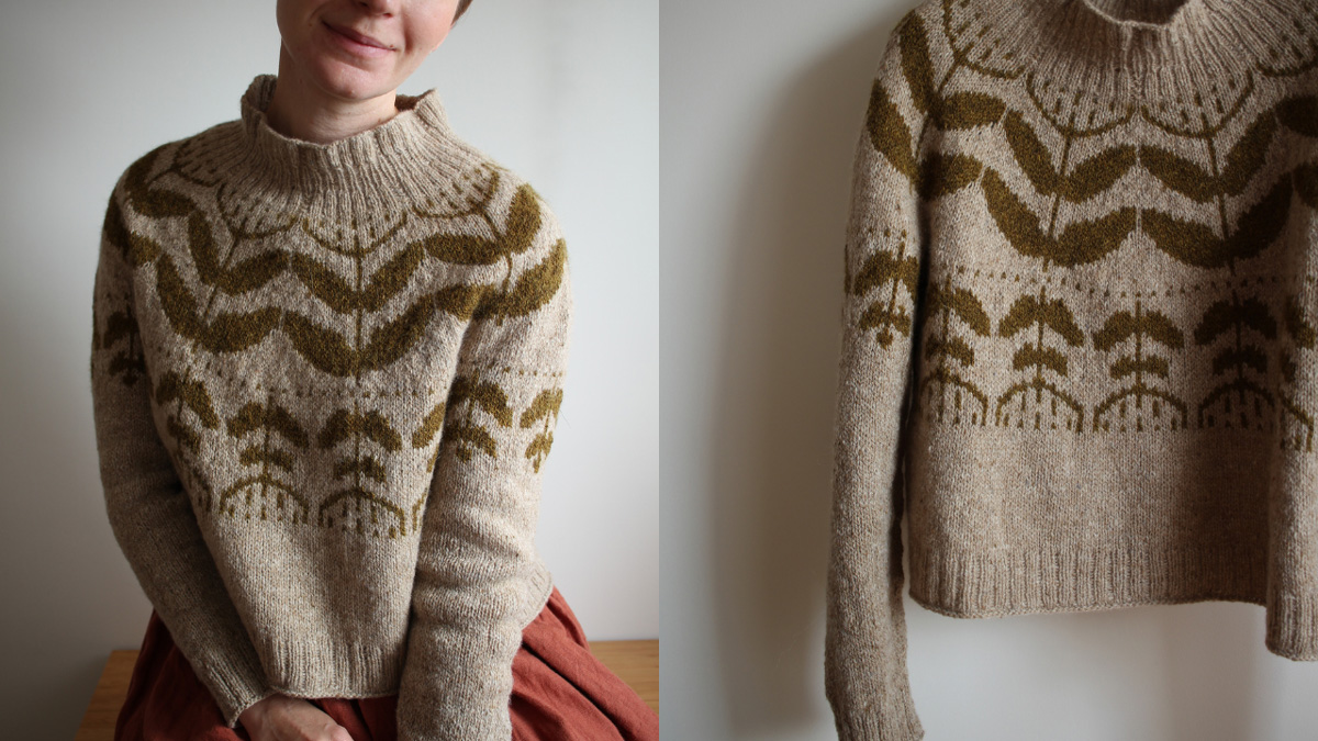 Knitting pattern Polina pullover by Teti Lutsak