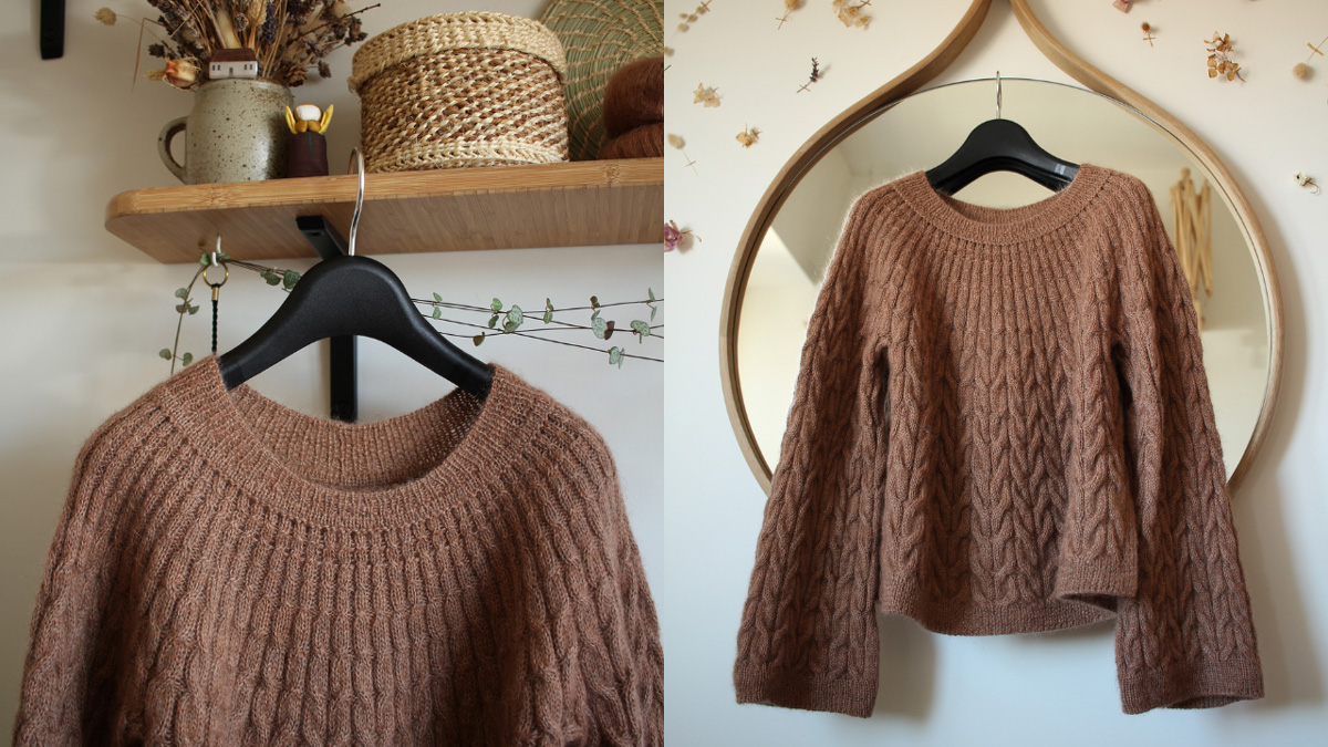 Fern Sweater pattern in French and English - Knitting for Olive