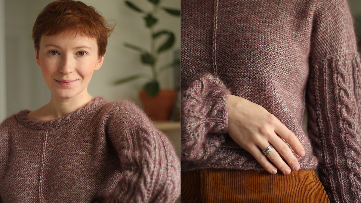 Knitting pattern Rosematic pullover by Teti Lutsak