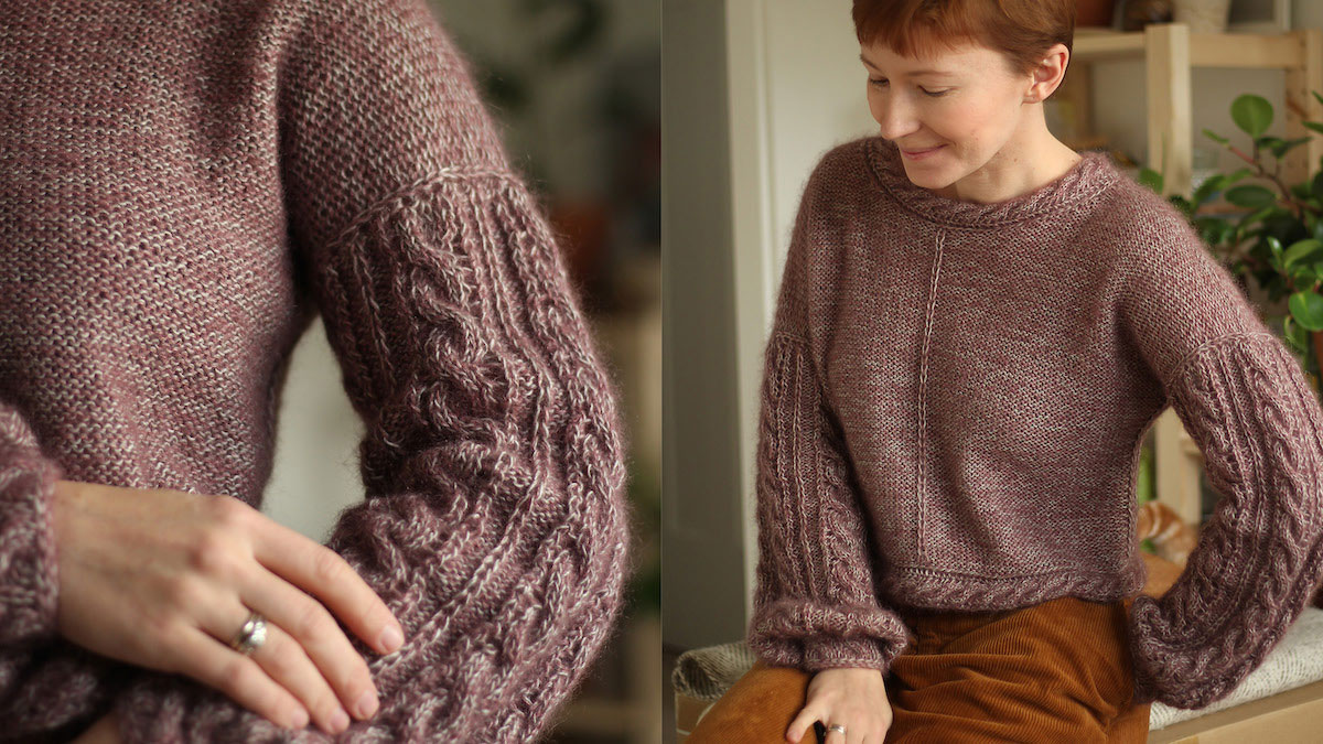 Knitting pattern Rosematic pullover by Teti Lutsak