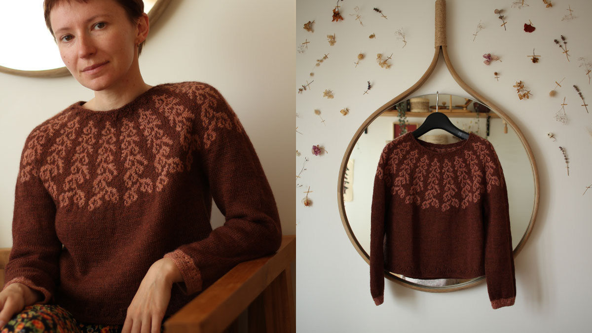 Knitting pattern Silin pullover by Teti Lutsak