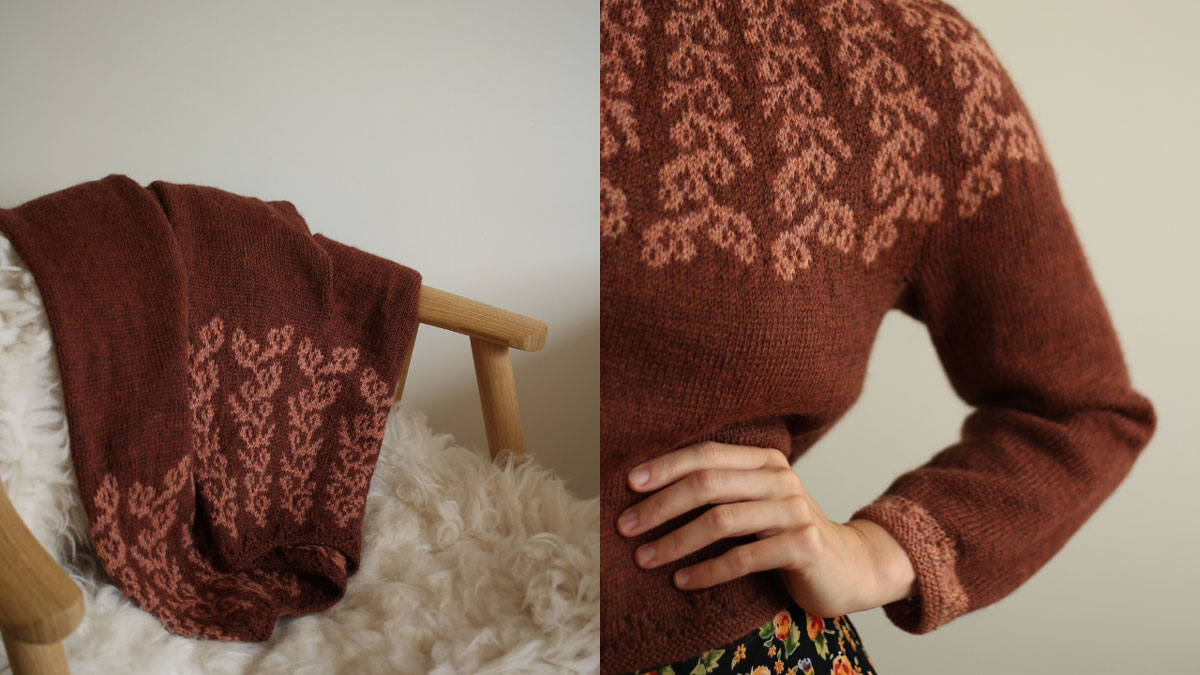 Knitting pattern Silin pullover by Teti Lutsak