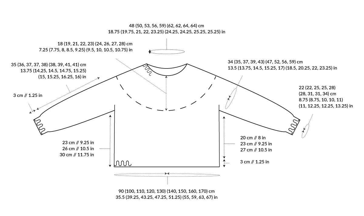 Knitting pattern Silin pullover by Teti Lutsak