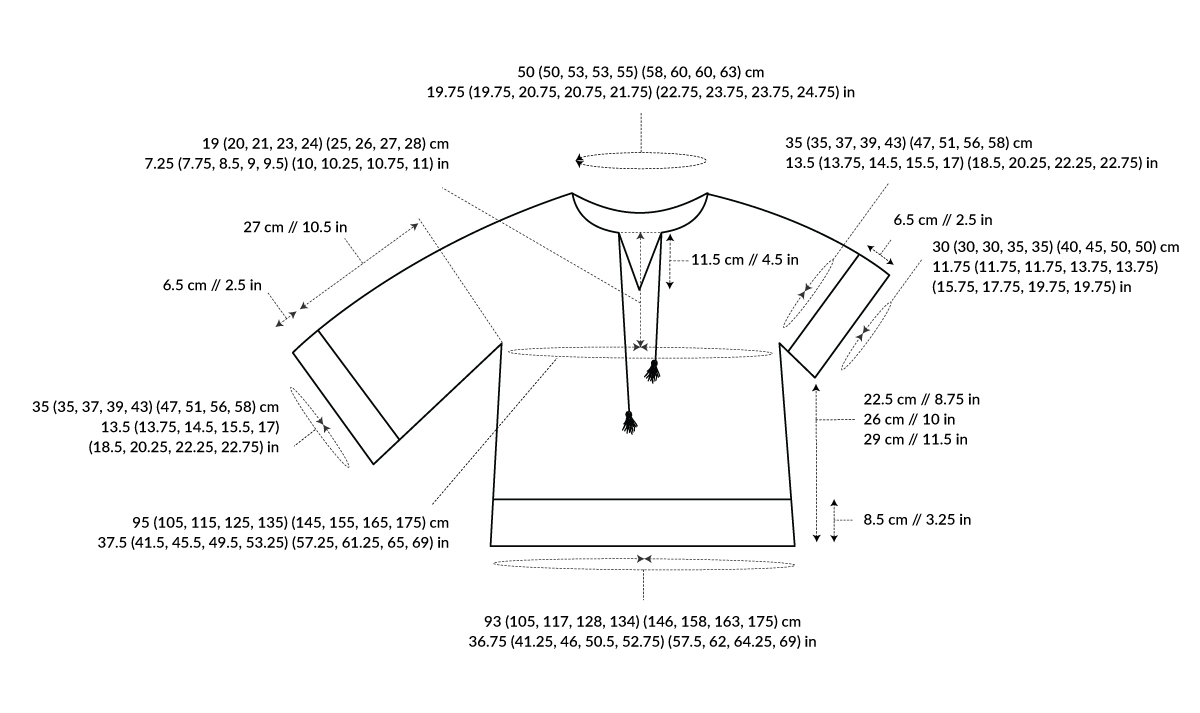 Knitting pattern Volia blouse by Teti Lutsak