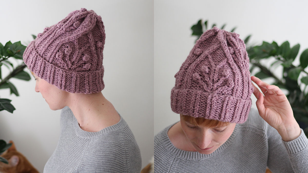 Knitting pattern Winter sunrise beanie by Teti Lutsak