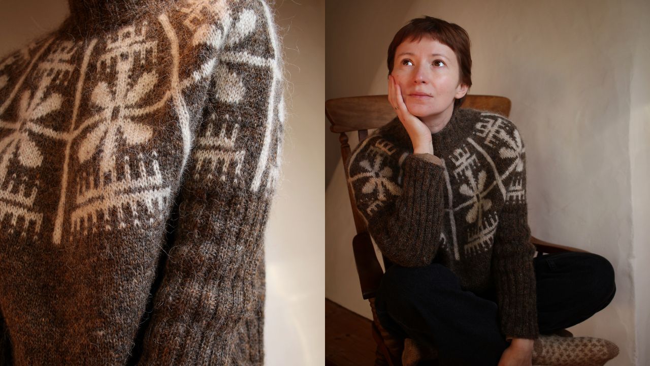 Knitting pattern Yardana sweater by Teti Lutsak
