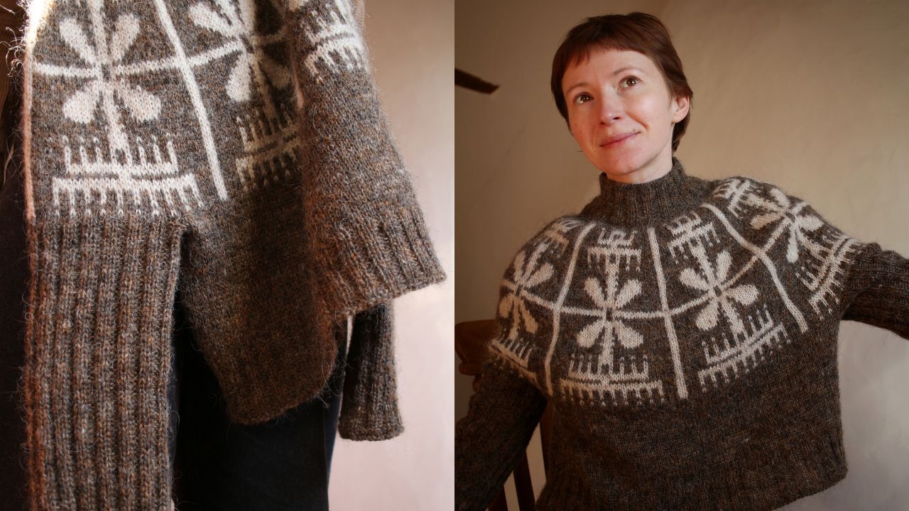 Knitting pattern Yardana sweater by Teti Lutsak